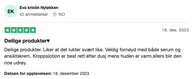 body treatment, serum 23. des 23